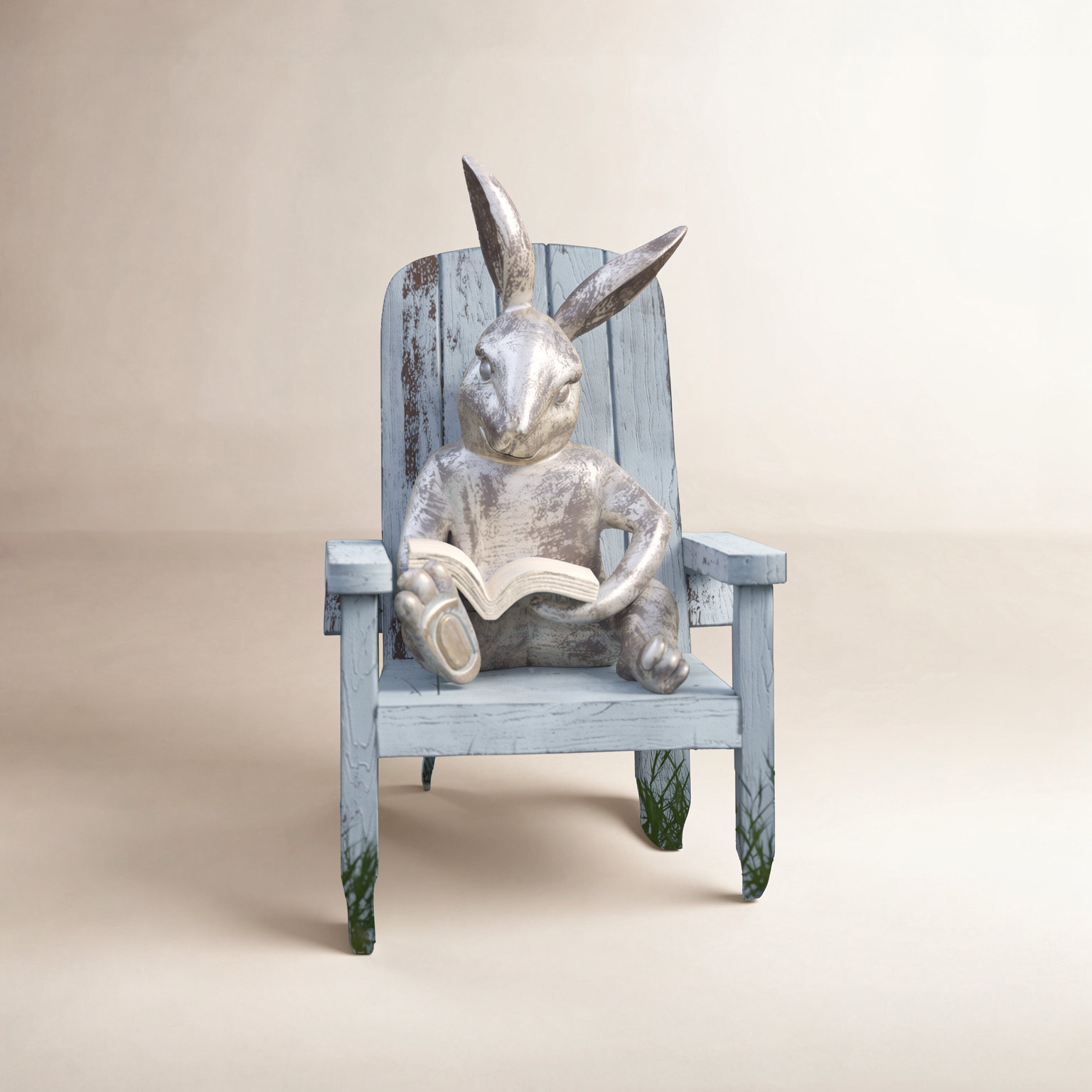 Animals Weather Resistant Plastic Stone Garden Statue