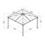 Palermo Aluminium Gazebo-12450843