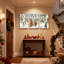 «Christmas Winter Forest Children Birds Holly», ensemble de 3 reproductions d'art sur toile-1026136353