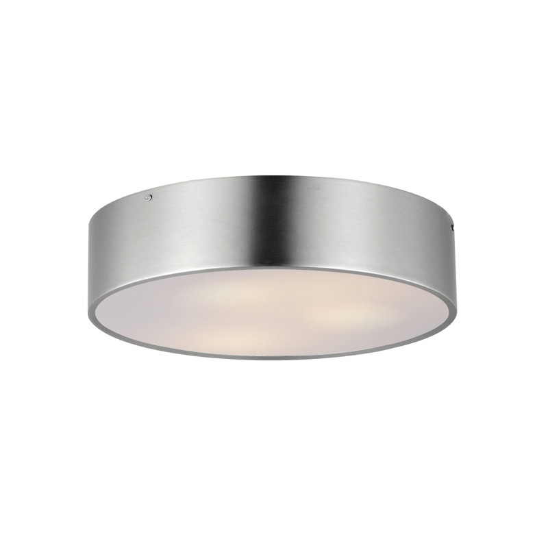 Tommy-Flush Mount, 3, Satin Nickel, 4" H x 16" W x 16" D