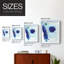 «Spare Blue II», reproduction encadrée - bois massif-1054958060-1054958061