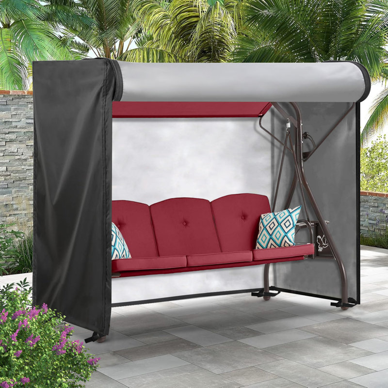 Patio Swing Cver, Heavy-duty Waterproof UV Resistant Garden Hmamock Cover