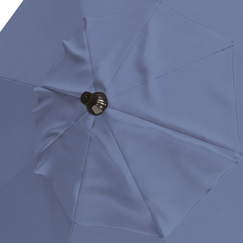 Parasol de marché 9 pi Jelks, Bleu ciel