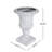 Outdoor Garden Urn Planter, Antique White-1602858246