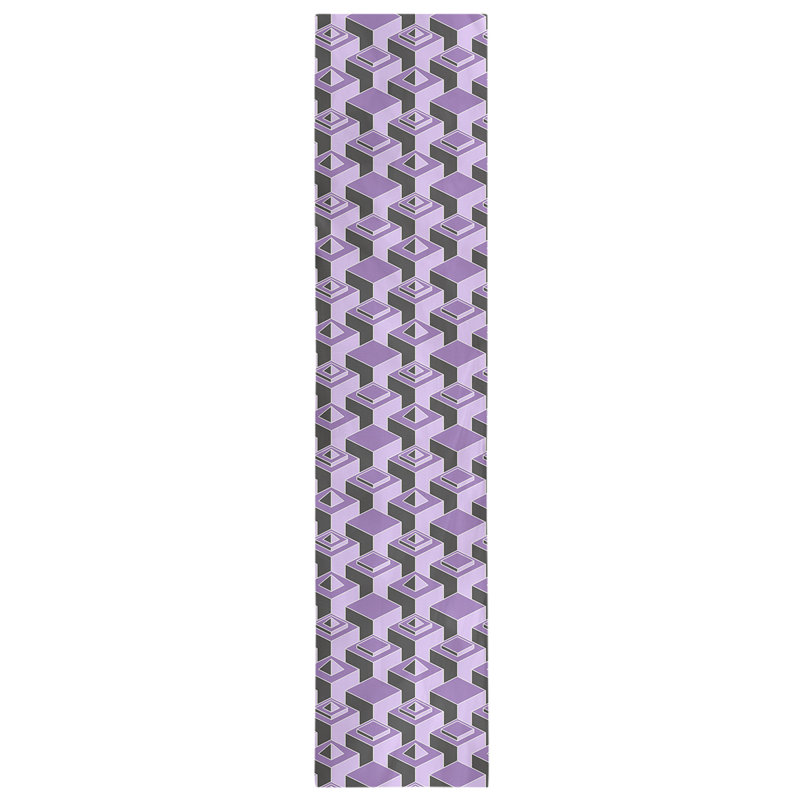 Chemin de table Classic Skyscrapers, 16 po x 90 po, Mauve orchidée
