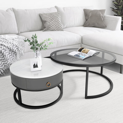 Ensemble de tables basses gigognes Kitara
