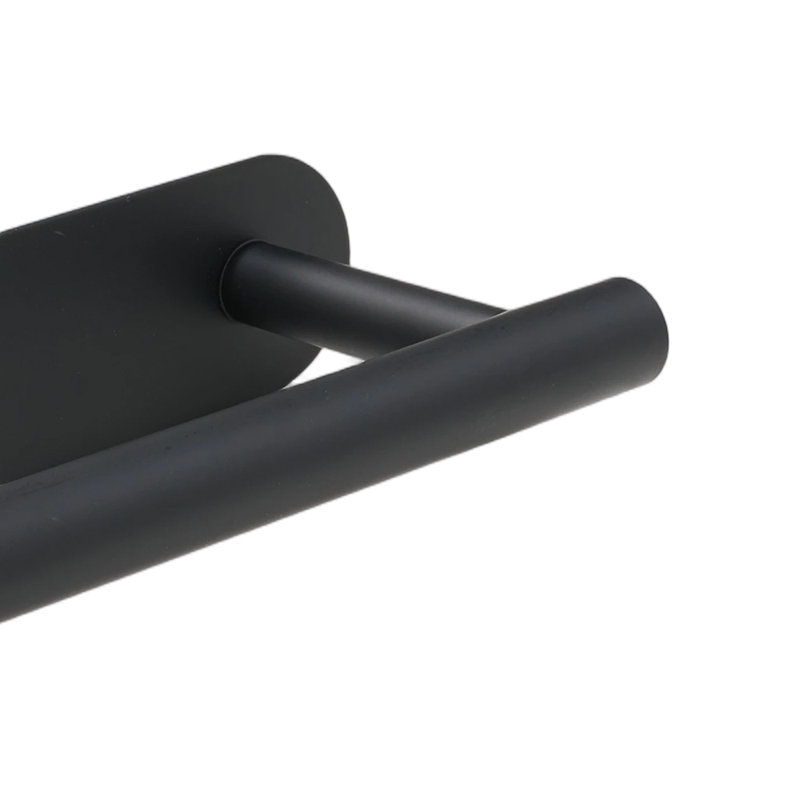 41cm Wall Mounted Required Towel Bar, Black