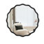 Miroir décoratif rond en bois massif ondulé de 36 pouces, pour chambre à coucher, salle de bain, salon, vestibule-84771338-86069734-196087530