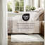 Ensemble de literie en coton jacquard de qualité supérieure, housse de couette à motif botanique pour lit double et grand lit