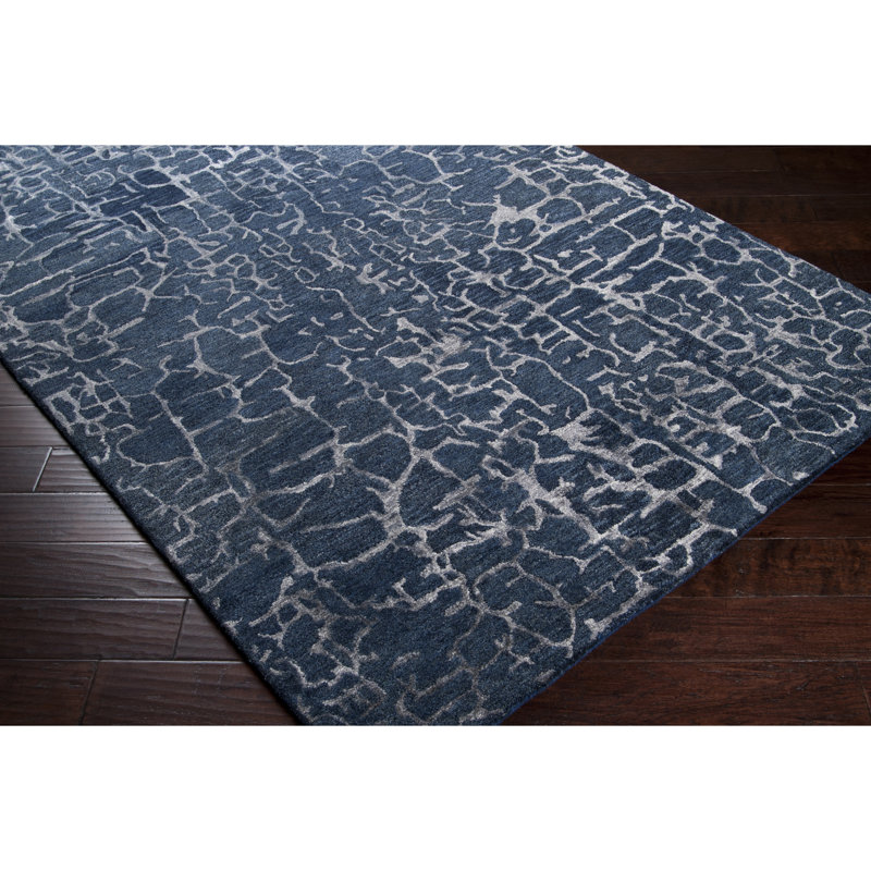 Kymani Hand Tufted Oriental Indoor Rug, Rectangle 3'3" x 5'3"