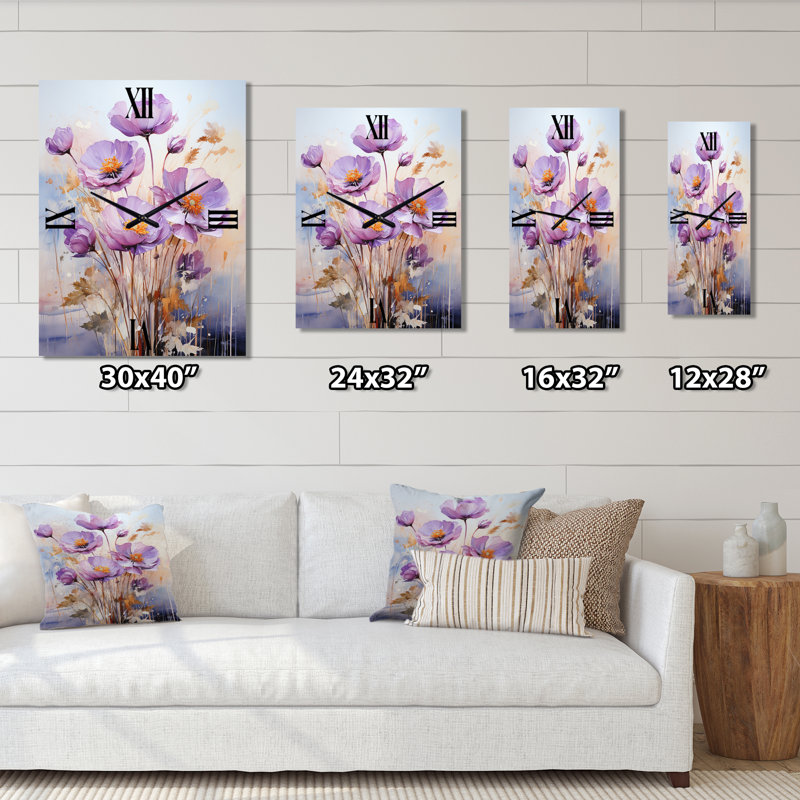 Horloge murale «Buttercups» - Horloge murale, Grand