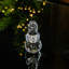 Handmade Glass Tall Snowman Figurine-1081879315