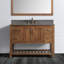 Base de meuble-lavabo simple 47 po Dallan en noyer seulement