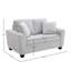 Darley 64" Loveseat with 2 Pillows, Soft Fray Chenille