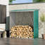 157cm W x 71cm D Metal Log Store-253201992