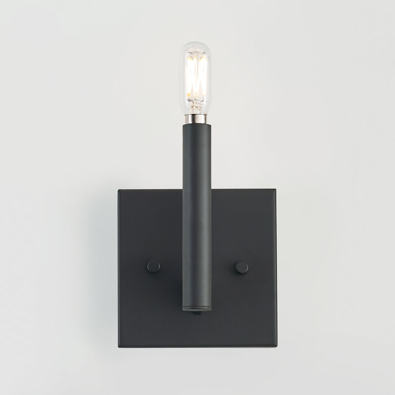 Dimmable Bath Sconce, No, Midnight Black