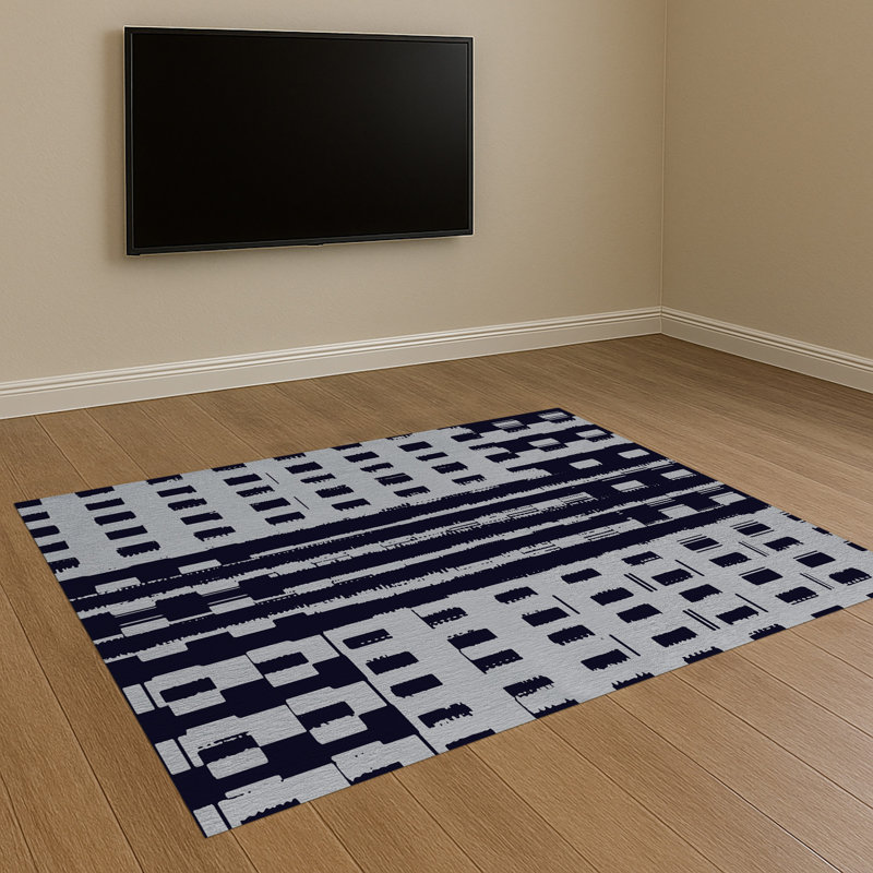 Geometric Area Rug, Rectangle 140 x 200 cm
