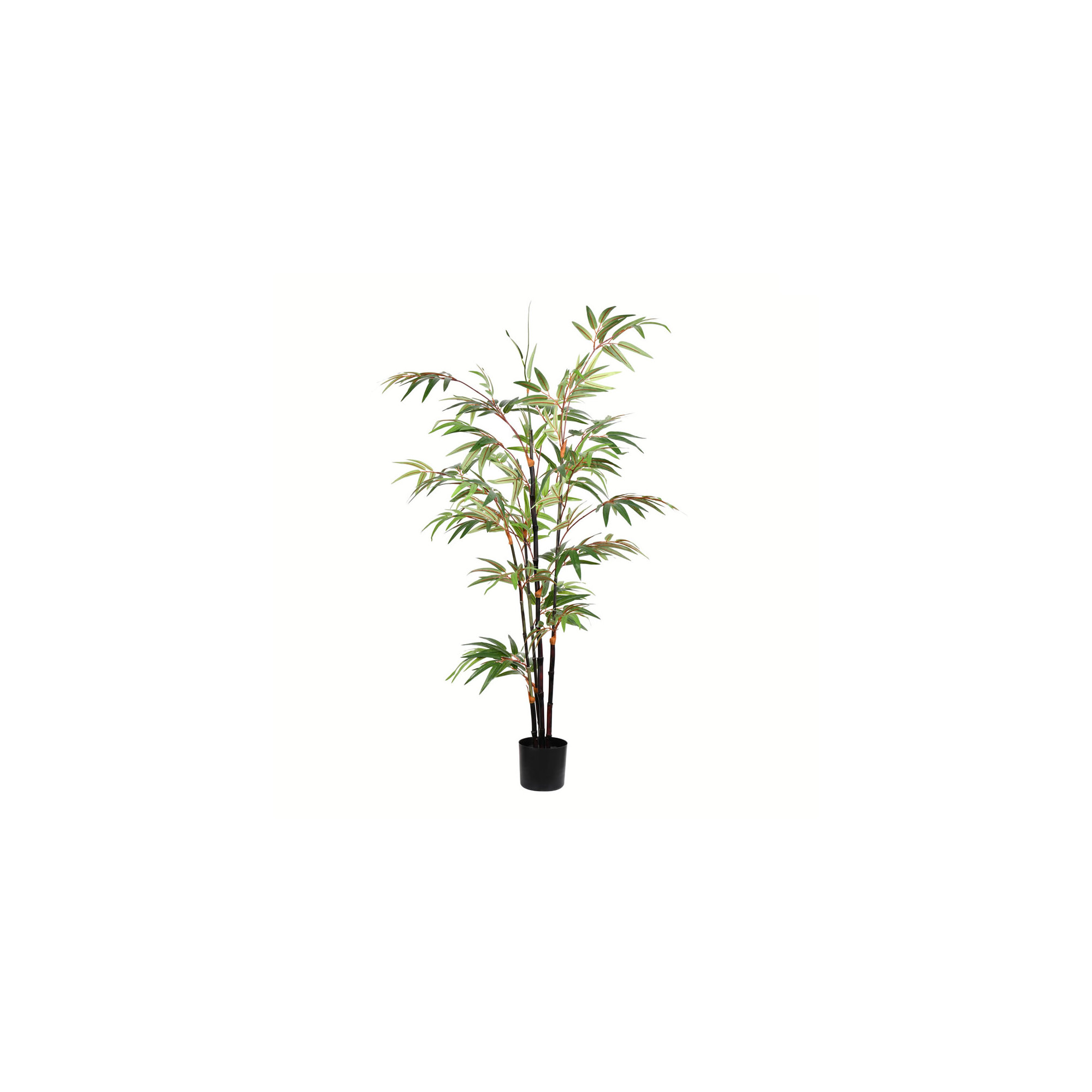 Faux Bamboo Tree in Pot, 48" H x 20" W x 20" D