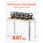 Mini Split Ground Stand, Adjustable Anti-Vibration Mini Split Stand For 9000-18000 BTU Ductless Air Conditioner Heat Pump, Heavy Duty AC Base Bracket Floor Mount W/ 441LBS Max. Load Capacity-124970651