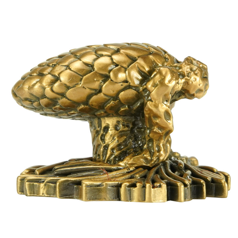 ARTS & CRAFT PINECONE KNOB, Gold