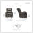  Norihisa 30" Modern & Contemporary Faux Leather Glider Reclining Chair with Gentle Gliding, Space Saving & Metal Reinforced-1783454584