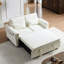 Lit réglable pour petits appartements - Canapé-lit de conception moderne avec tissu et dossier en velours doux