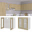Black Hanging Glass Cabinet 60X31x60 Cm-1533874586