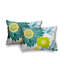 Polyester / Mélange de polyester Housse de coussin rectangulaire intérieure / extérieure lombaire et insert-1301125469
