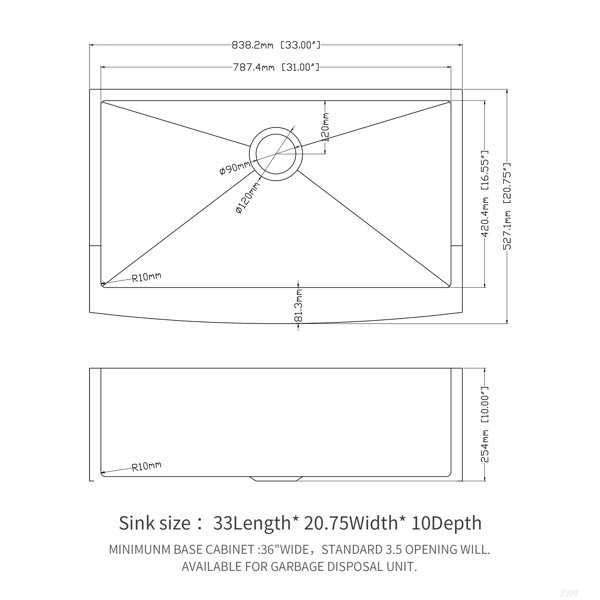 Dimensions du produit