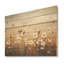 Minimalisme Meadow Magic I - art mural sur bois de pin naturel-101405203