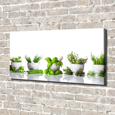 Herbs - Wrapped Canvas Print