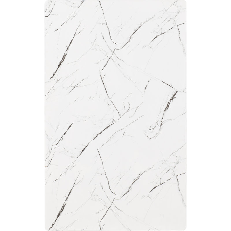 Rectangular 130Cm L x 80Cm W Dining Table, White