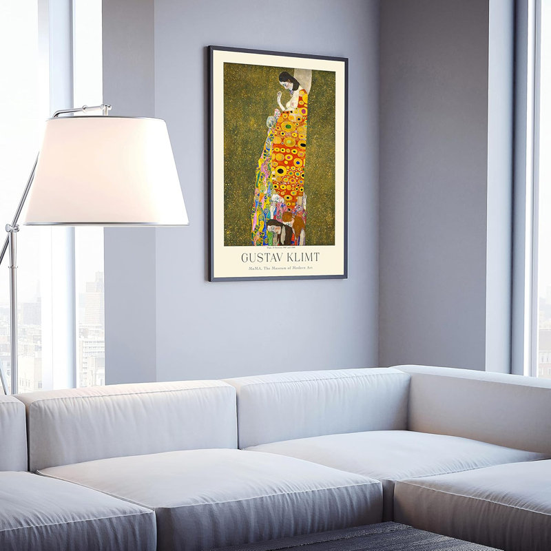 Gustav Klimt, estampes de l'exposition de musée, affiches de l'exposition, exposition, H 16 po x l 24 po