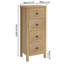 Commode 4 tiroirs, commode cannelée pour couloir de chambre à coucher-106913194