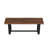 Solid Wood Bench With Metal Legs-853125509