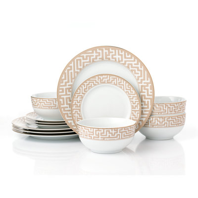12pc Mosaic Dinner Set