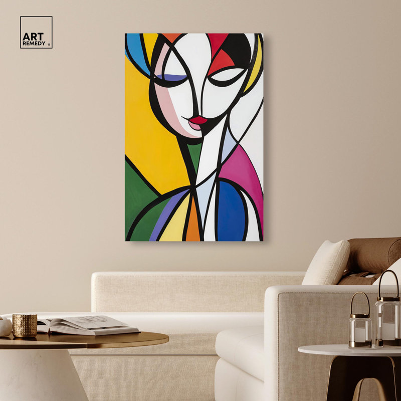 «Lacara II», toile par Art Remedy, H 54 po x l 36 po, Toile tendue, Peinture sans cadre