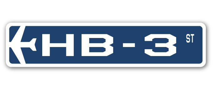 Plaque de rue Barbour HB-3 Air Force, H 6 po x l 24 po x P 1 po