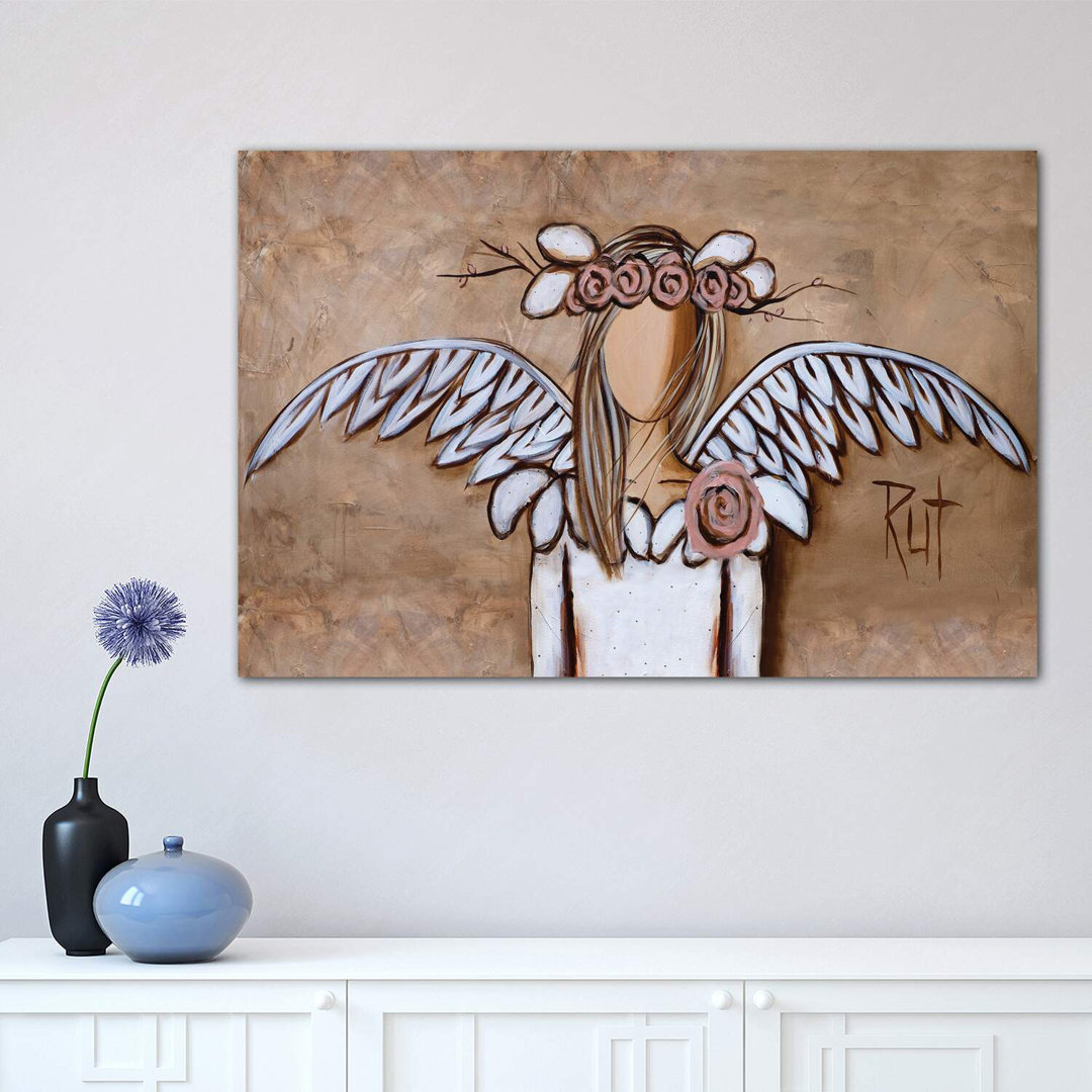 Rosy - Wrapped Canvas Graphic Art Print