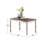 Transitional Style 1Pc Dining Table Ash Rectangle Table Unique Design Legs Kitchen Dining Room-1567773222