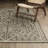 Tavraj Modern Diamond Medallion Brown / Beige Indoor/Outdoor Rug-1162213161