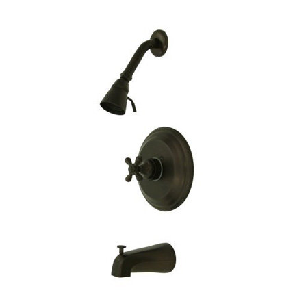 Metropolitan Diverter Tub and Shower Faucet with Rough-in Valve, Oil Rubbed Bronze