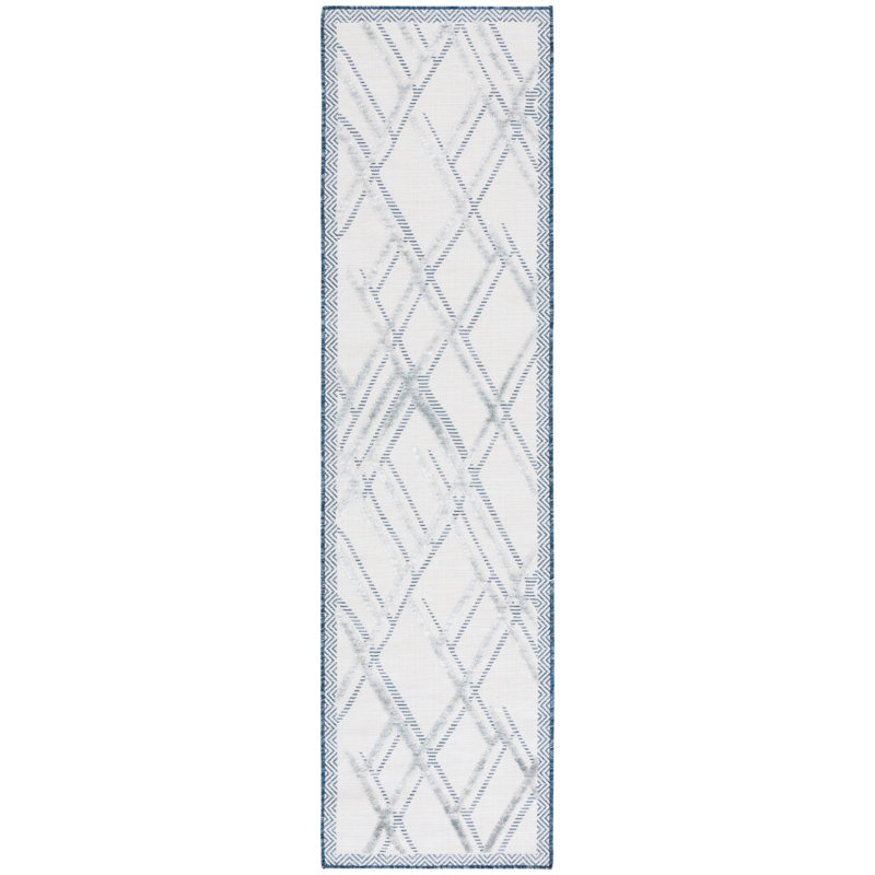 Corando Performance Geometric Indoor/Outdoor Area Rug, Runner 2' x 8'