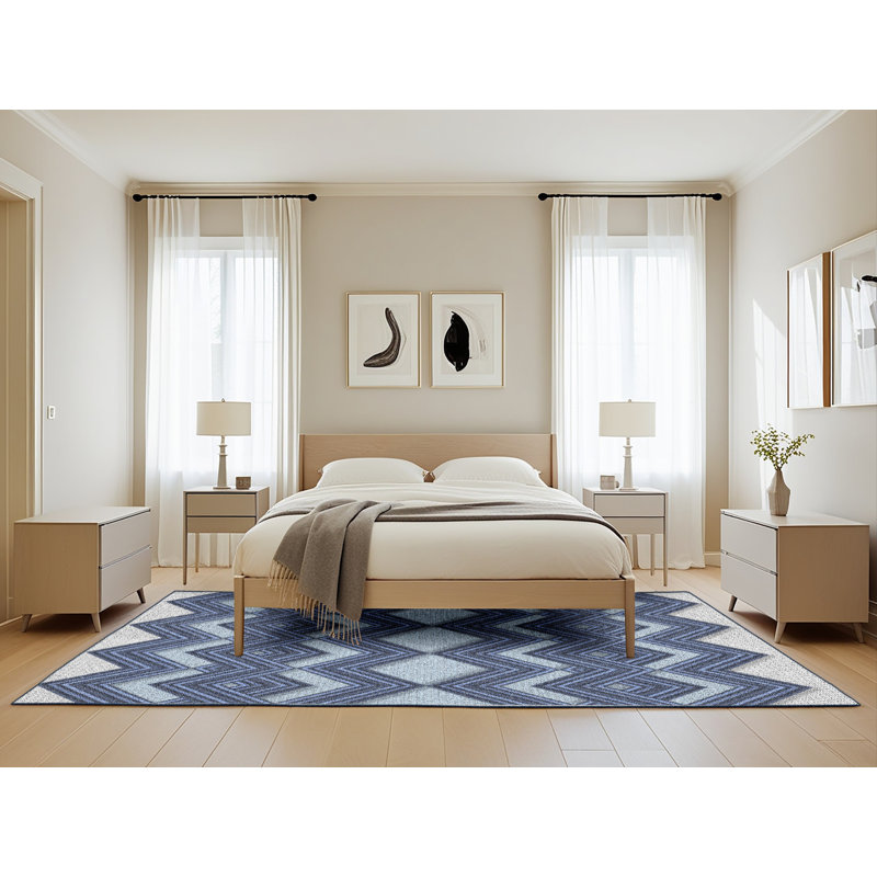 Sapienza Chevron Indoor Rug, Rectangle 5' x 8'