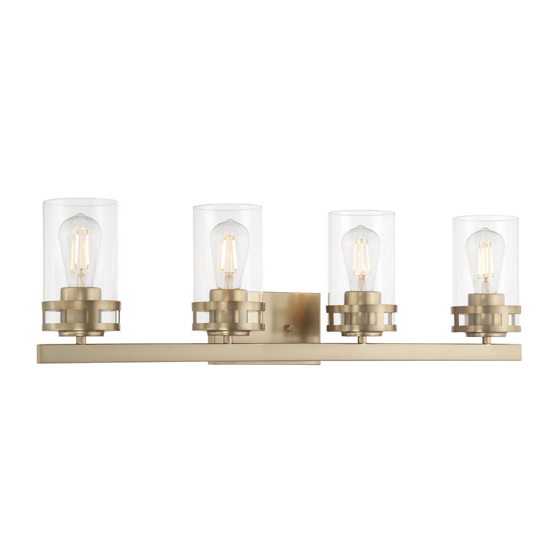 Meuble-lavabo 4 lumières 30,25 po Alue, H 9 po x l 30,25 po x P 6,5 po, Quatre lumières
