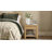 Waynesville 21.75"H Modern Farmhouse Solid Wood Legs End Table with Drawer and Charging Station-367627889