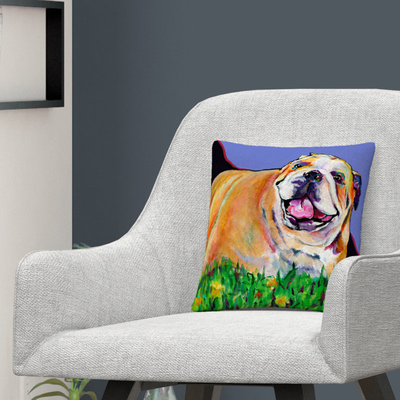 Coussin décoratif 16 po Pat Saunders-White Spring Fever