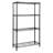 3488BB7243434518B1925697E562CEB8 Adjustable Wire Black Epoxy 4 Shelves 72" H x 42" W x 24" D-1584338269-1584338277