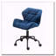 Chaise de bureau pivotante en velours-1514233360