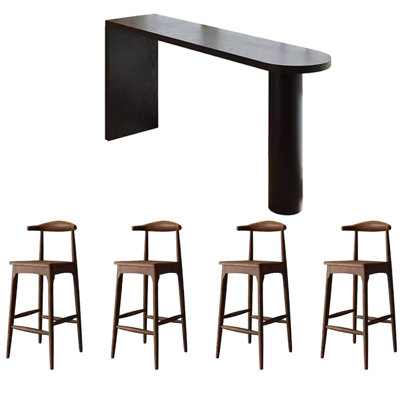 Small high bar table and chair